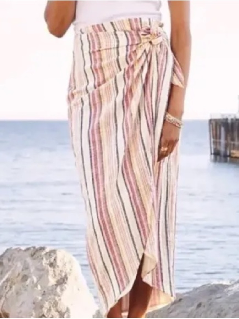 Free People Aubrey Sarong Skirt